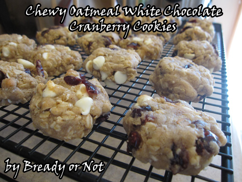 White Choc Cranberry Cookies