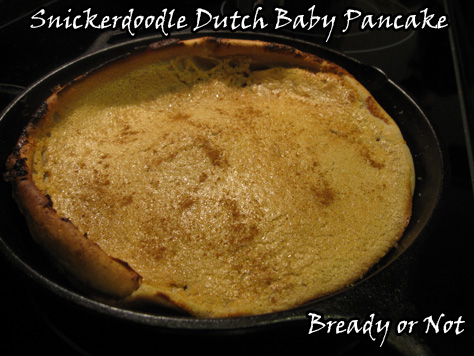 Snickerdoodle Dutch Baby Pancake 