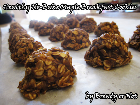 Healthy No Bake Maple Cookies