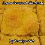Lemon Cornmeal Shortbread