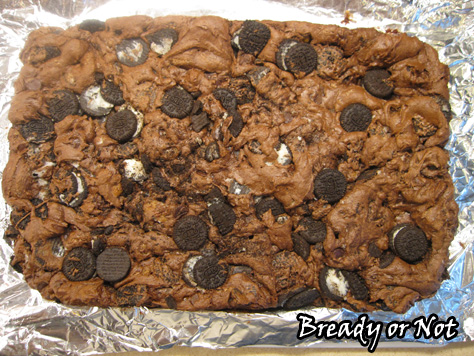 Bready or Not: Oreo and Caramel Cake Batter Brownies