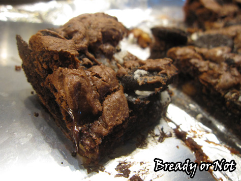 Bready or Not: Oreo and Caramel Cake Batter Brownies
