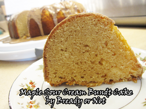 Bready or Not: Maple Sour Cream Bundt Cake