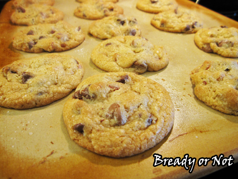 Bready or Not: Bacon Fat Chocolate Chip Cookies 