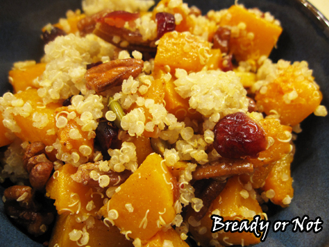 Bready or Not: Butternut Squash and Quinoa Salad 
