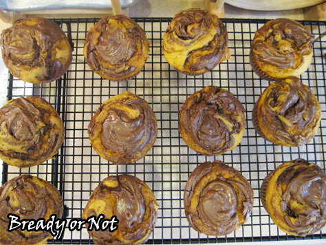 Bready or Not: Pumpkin Nutella Swirl Muffins