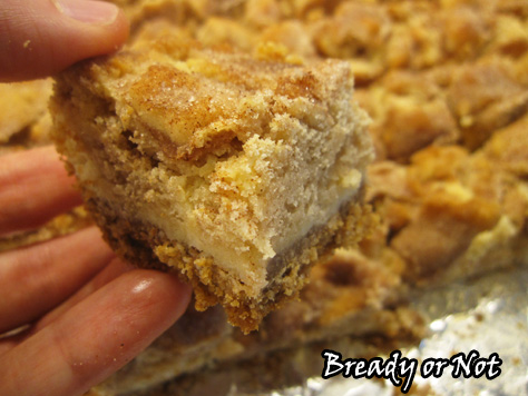 Bready or Not: Snickerdoodle Cheesecake Bars 