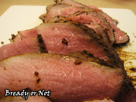 Bready or Not: Chili and Coffee-Rubbed Sliced Roast Beef 