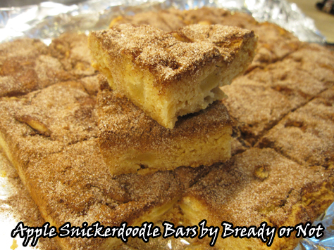 A Bready or Not Original: Apple Snickerdoodle Bars 