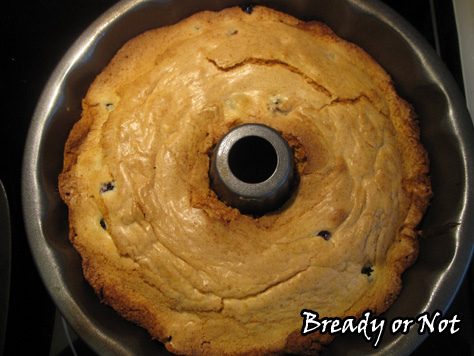 Bready or Not: Blueberry Pound Cake with Lemon Glaze 