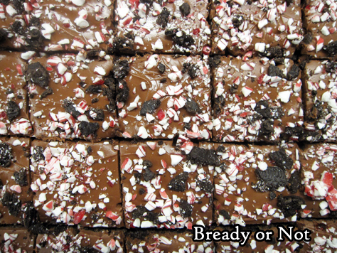 Bready or Not Original: Peppermint Oreo Truffle Brownies 