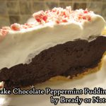 Bready or Not Original: No Bake Chocolate Peppermint Pudding Pie