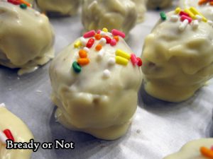 Bready or Not: No-Bake Cookie Butter Truffles