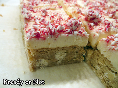 Bready or Not: White Chocolate Peppermint Blondies 