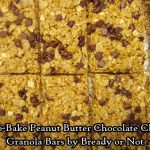 Bready or Not: No-Bake Peanut Butter Chocolate Chip Granola Bars