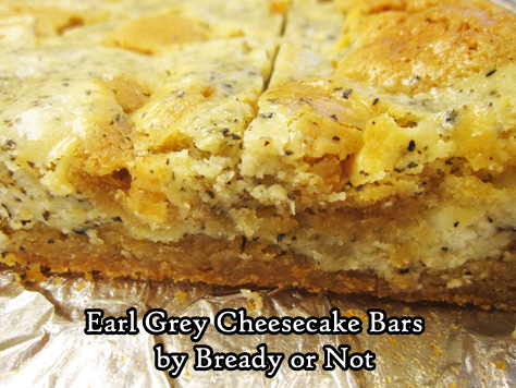 Bready or Not Original: Earl Grey Cheesecake Bars 