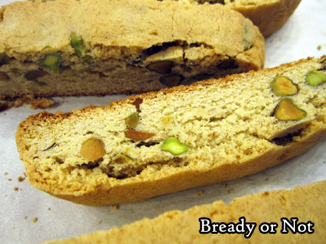 Bready or Not: Pistachio Cardamom Biscotti 