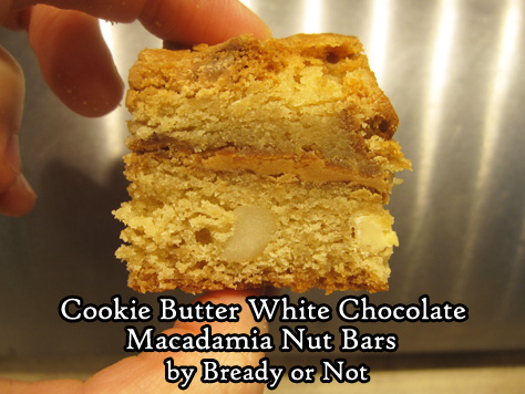 Bready or Not Original: Cookie Butter White Chocolate Macadamia Nut Bars 