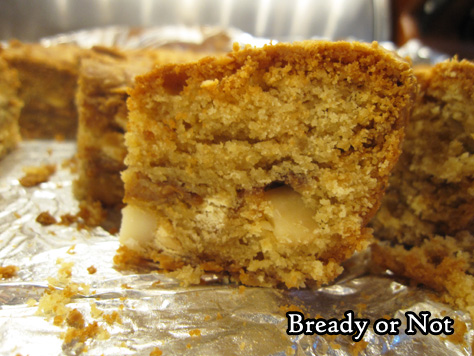 Bready or Not Original: Cookie Butter White Chocolate Macadamia Nut Bars 