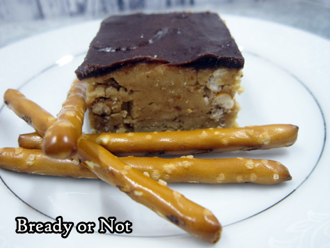 Bready or Not: No-Bake Peanut Butter Pretzel Fudge 