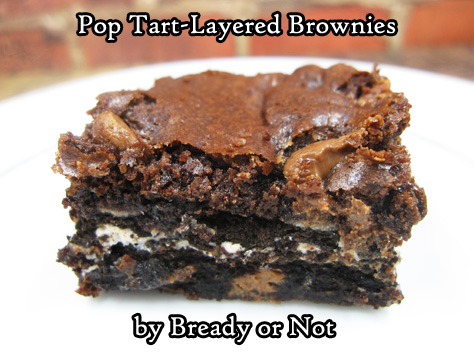 Bready or Not: Pop Tart-Layered Brownies 