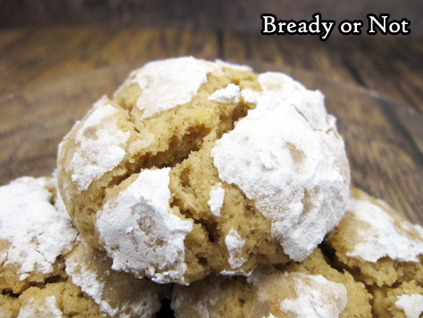 Bready or Not: Lemon Brown Butter Crinkle Cookies 