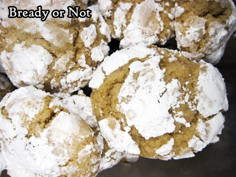 Bready or Not: Lemon Brown Butter Crinkle Cookies 