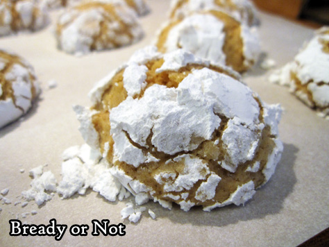 Bready or Not: Lemon Brown Butter Crinkle Cookies 