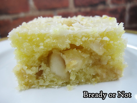 Bready or Not: Lemony Macadamia Nut Blondies 