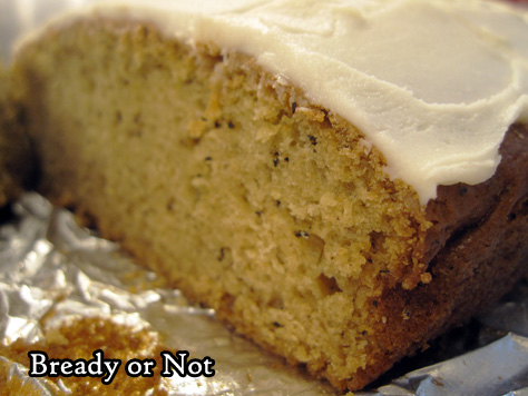 Bready or Not Original: Glazed Earl Grey Maple Gingerbread Sheet Cake 