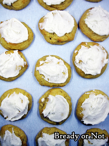 Bready or Not: Maple-Glazed Pumpkin Cookies 