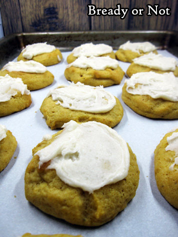 Bready or Not: Maple-Glazed Pumpkin Cookies 