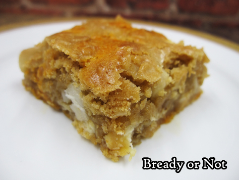 Bready or Not Original: Macadamia Nut Caramel Chip Blondies 