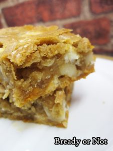 Bready or Not Original: Macadamia Nut Caramel Chip Blondies