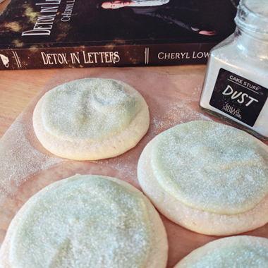 DETOX IN LETTERS Sugar Cookies with Avocado Frosting by Cheryl Low