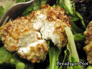 Bready or Not: Baked Goat Cheese Salad Rounds [Gluten Free]