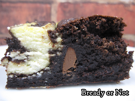 Bready or Not Original: Swirled Goat Cheese Brownies 