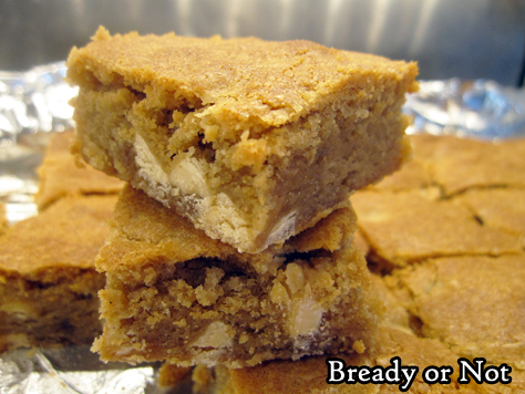 Bready or Not: White Chocolate Spiced Blondies 