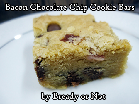 Bready or Not Original: Bacon Chocolate Chip Bars 