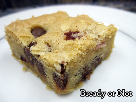 Bready or Not Original: Bacon Chocolate Chip Bars 
