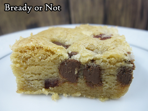 Bready or Not Original: Bacon Chocolate Chip Bars 