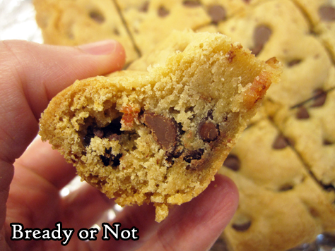 Bready or Not Original: Bacon Chocolate Chip Bars 