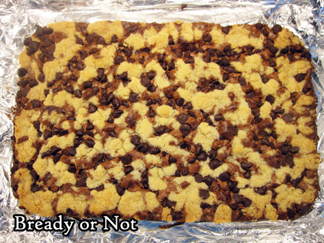 Bready or Not: Chocolate Crumble Bars 