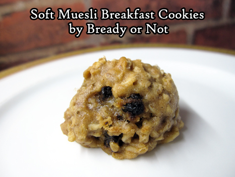 Bready or Not: Soft Muesli Breakfast Cookies 