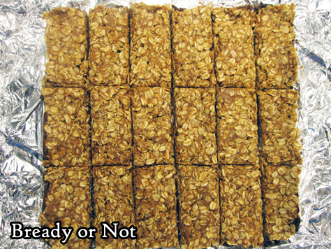 Bready or Not Original: No Bake Chocolate Almond Oatmeal Bars [Gluten Free] 