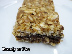 Bready or Not Original: No Bake Chocolate Almond Oatmeal Bars [Gluten Free]