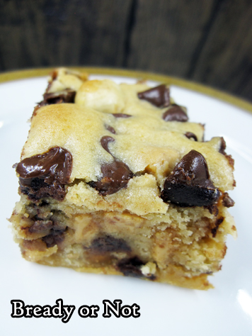 Bready or Not: Peanut Butter Chocolate Chip Bars 