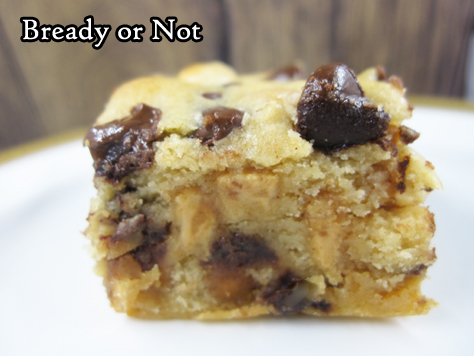 Bready or Not: Peanut Butter Chocolate Chip Bars 