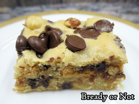 Bready or Not: Peanut Butter Chocolate Chip Bars 