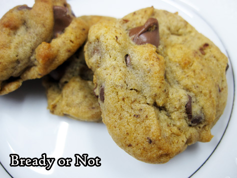Bready or Not Original: Chewy Honey Chocolate Chip Cookies 